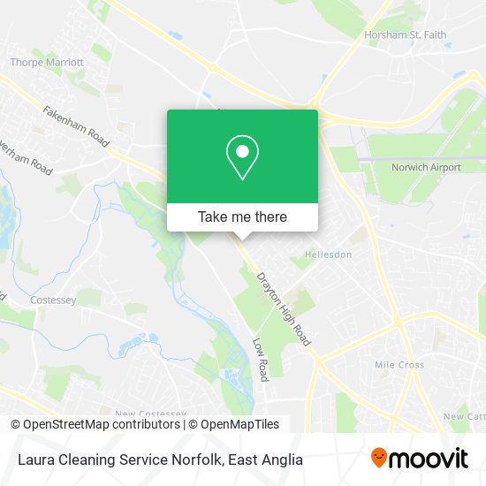 Laura Cleaning Service Norfolk map