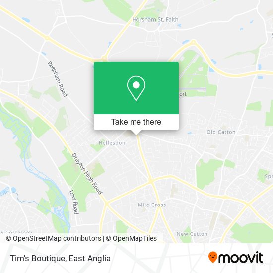 Tim's Boutique map
