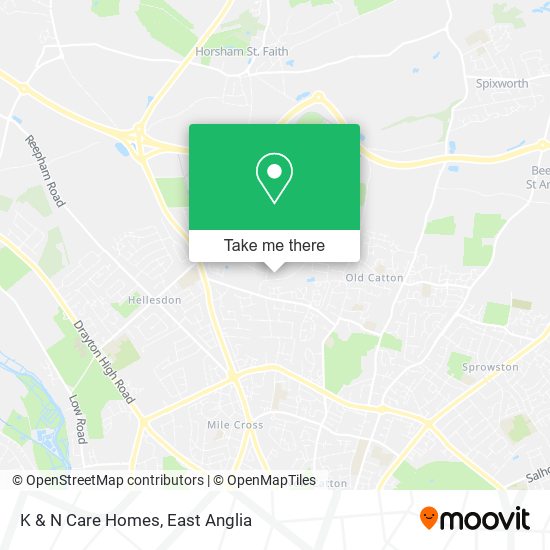 K & N Care Homes map