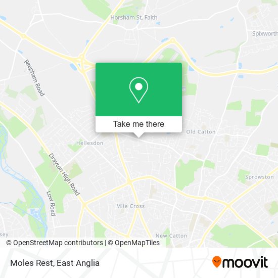 Moles Rest map