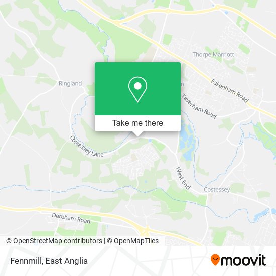 Fennmill map