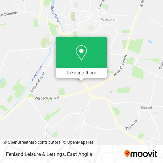 Fenland Leisure & Lettings map