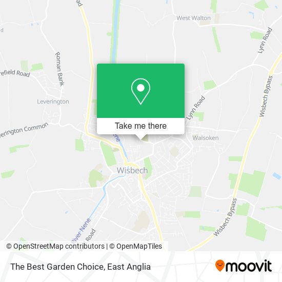The Best Garden Choice map