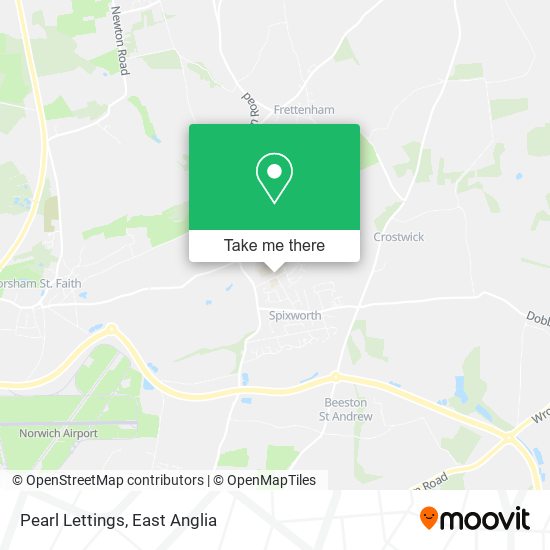 Pearl Lettings map