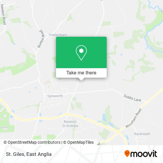 St. Giles map