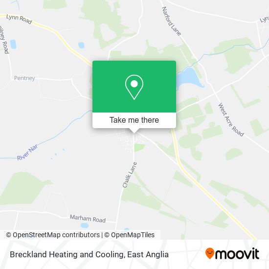 Breckland Heating and Cooling map