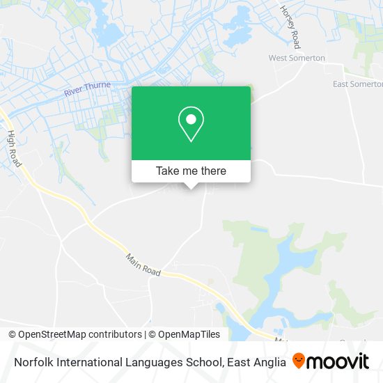 Norfolk International Languages School map