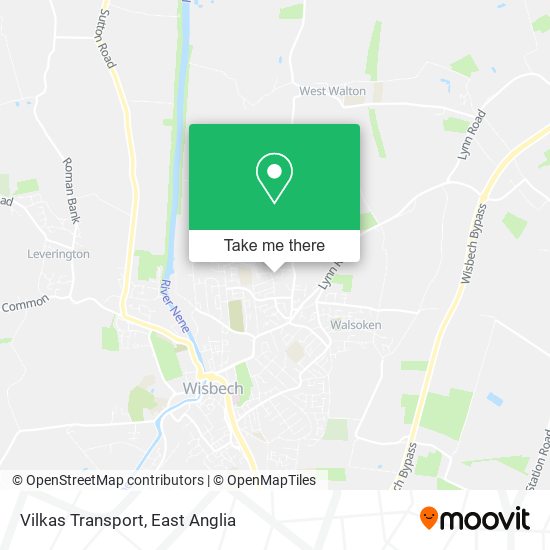 Vilkas Transport map