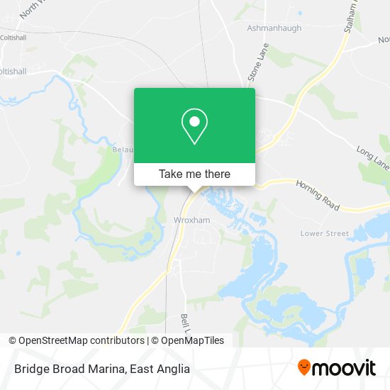Bridge Broad Marina map