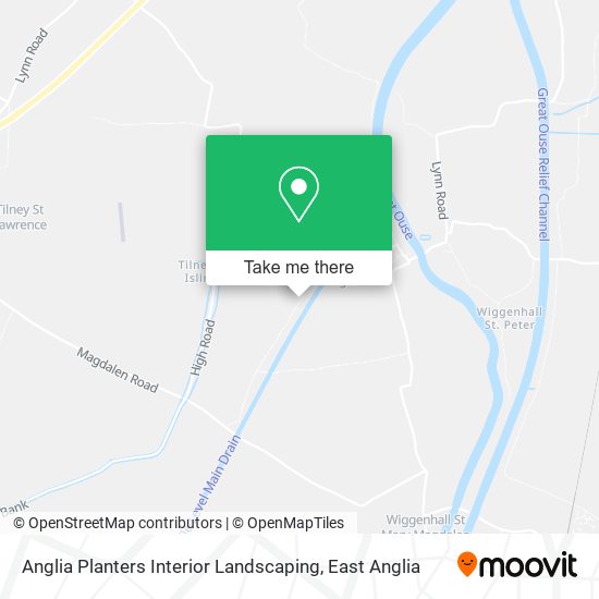 Anglia Planters Interior Landscaping map