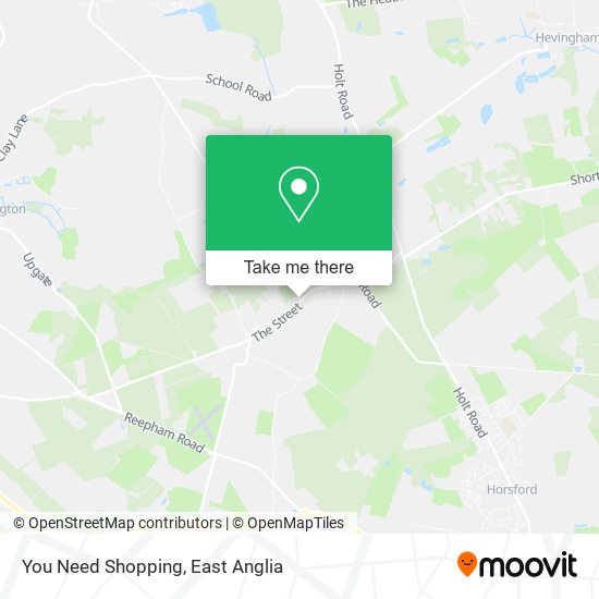 You Need Shopping map