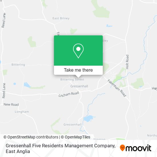 Gressenhall Five Residents Management Company map