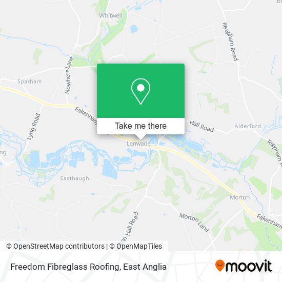 Freedom Fibreglass Roofing map