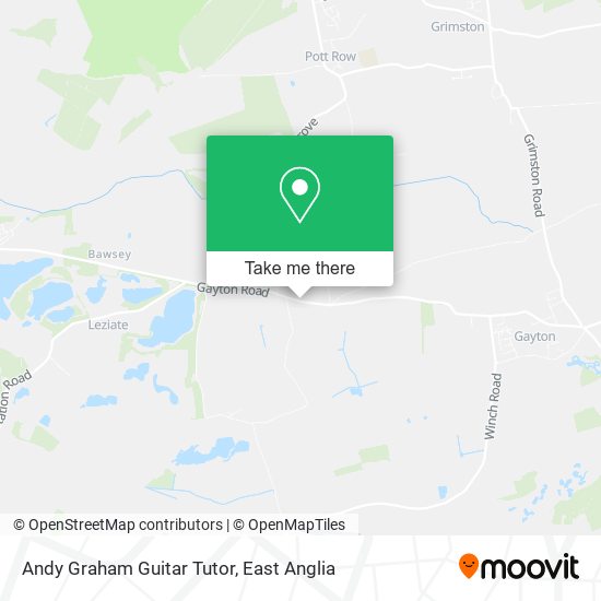 Andy Graham Guitar Tutor map