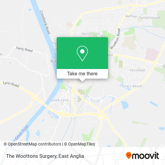 The Woottons Surgery map