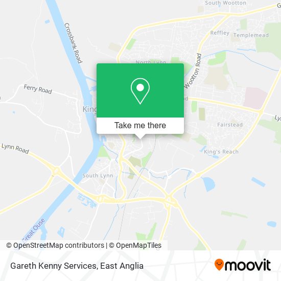 Gareth Kenny Services map