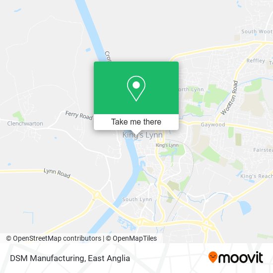 DSM Manufacturing map