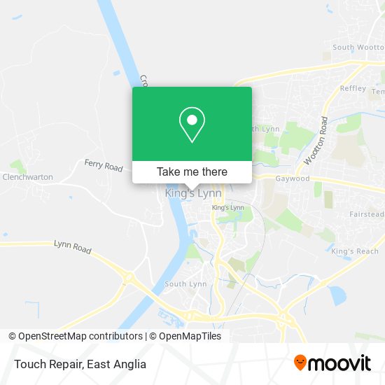 Touch Repair map