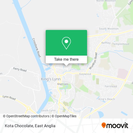 Kota Chocolate map
