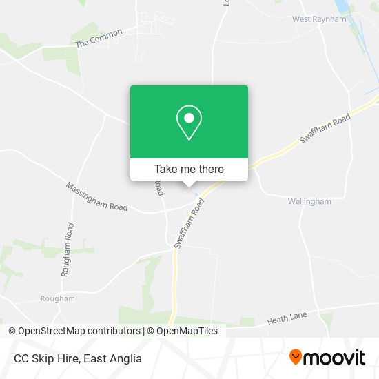 CC Skip Hire map