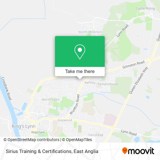 Sirius Training & Certifications map