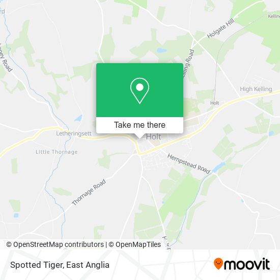 Spotted Tiger map