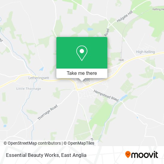 Essential Beauty Works map