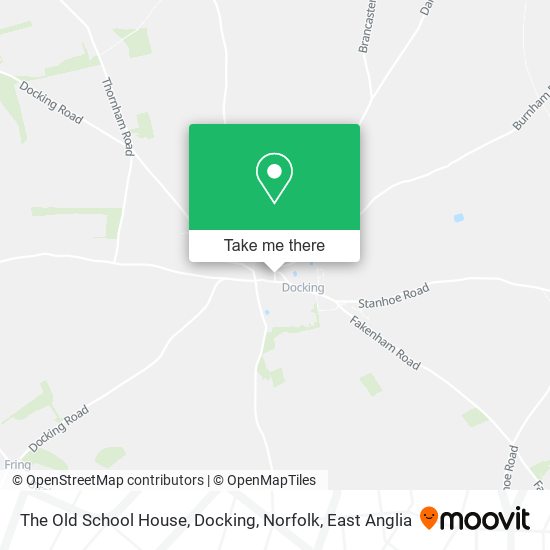 The Old School House, Docking, Norfolk map