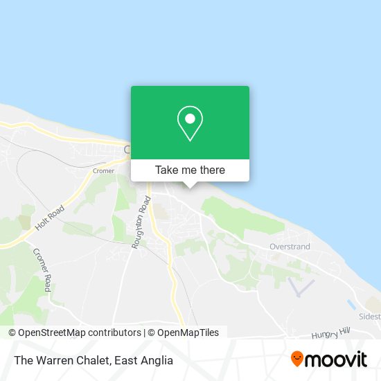 The Warren Chalet map