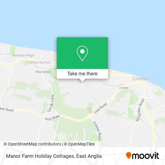 Manor Farm Holiday Cottages map