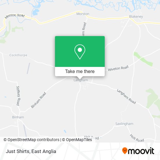 Just Shirts map