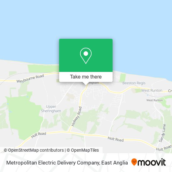 Metropolitan Electric Delivery Company map