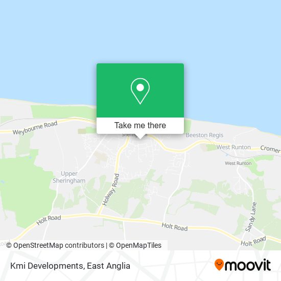 Kmi Developments map