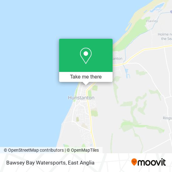 Bawsey Bay Watersports map