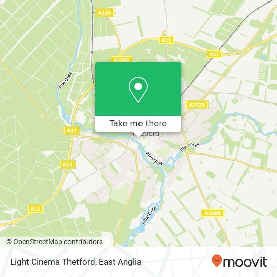 Light Cinema Thetford map