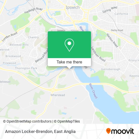 Amazon Locker-Brendon map
