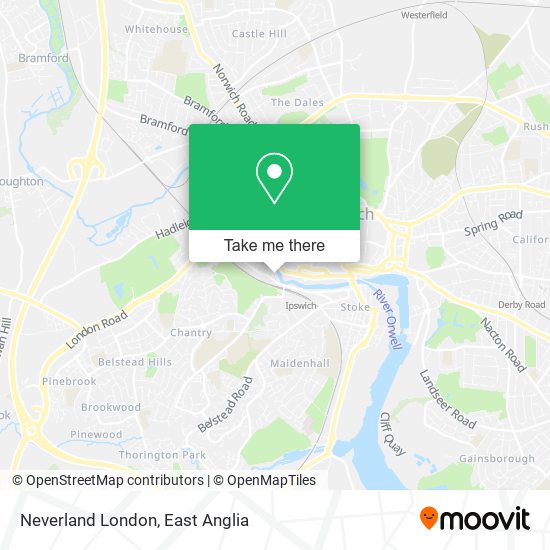 Neverland London map