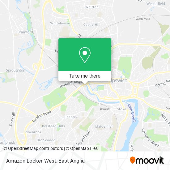 Amazon Locker-West map