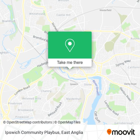 Ipswich Community Playbus map