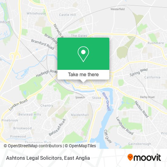 Ashtons Legal Solicitors map
