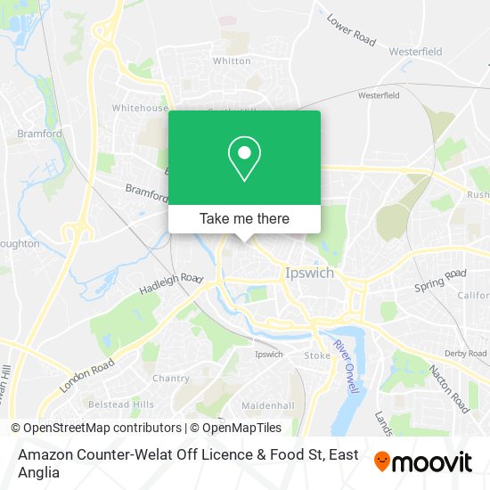 Amazon Counter-Welat Off Licence & Food St map