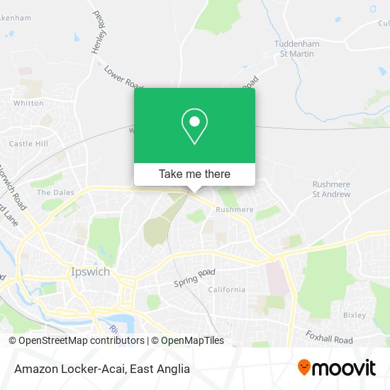 Amazon Locker-Acai map