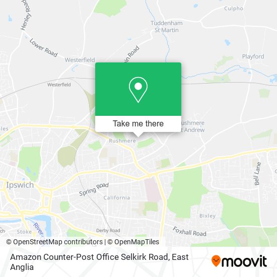 Amazon Counter-Post Office Selkirk Road map