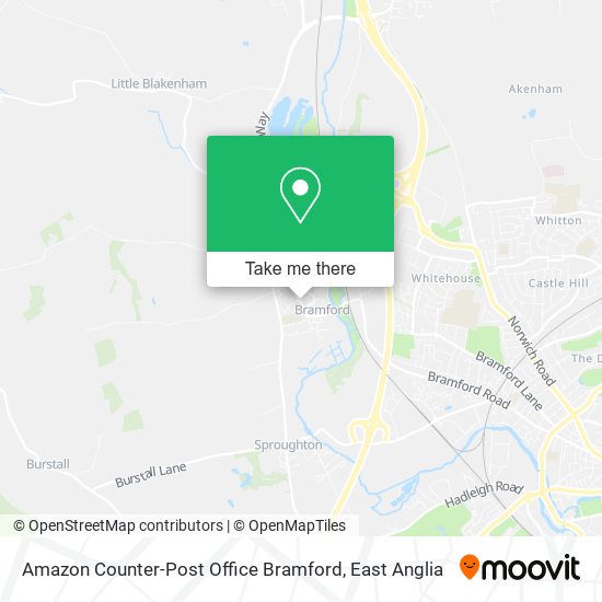 Amazon Counter-Post Office Bramford map