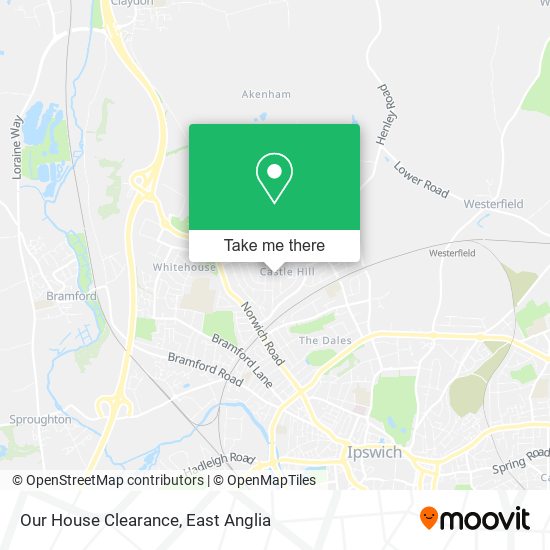 Our House Clearance map