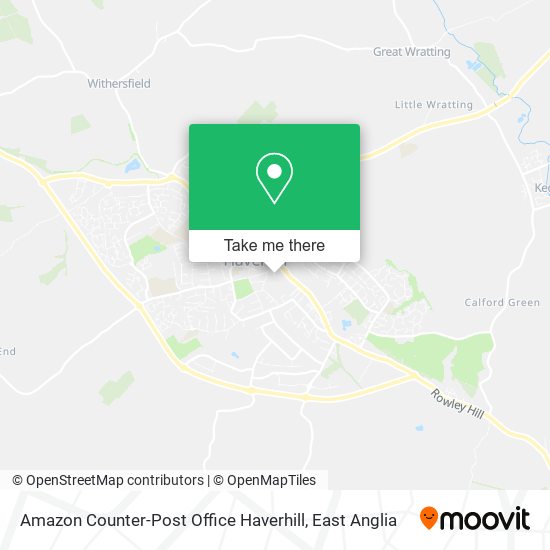 Amazon Counter-Post Office Haverhill map