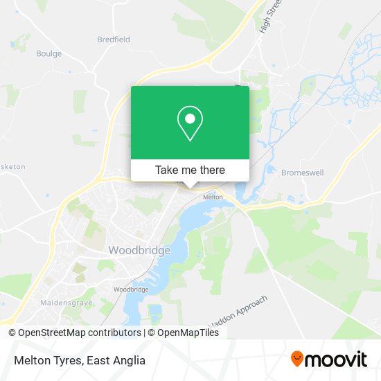 Melton Tyres map