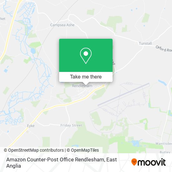 Amazon Counter-Post Office Rendlesham map