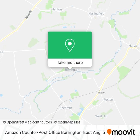 Amazon Counter-Post Office Barrington map