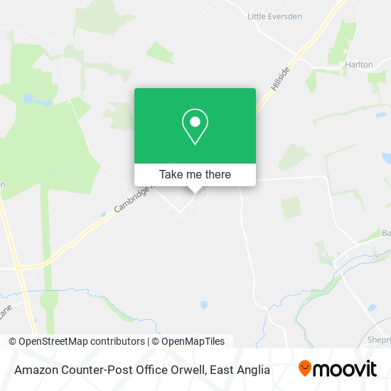 Amazon Counter-Post Office Orwell map